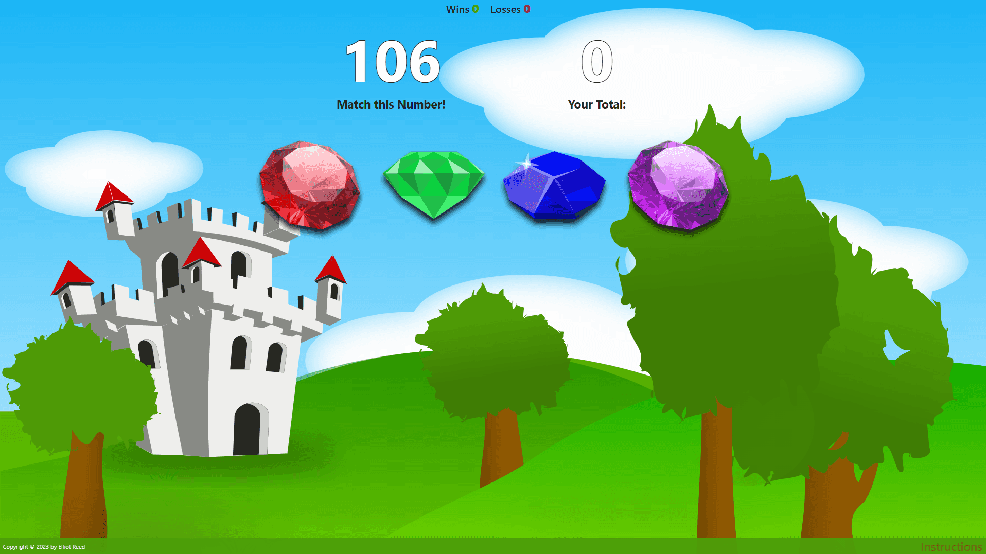 Crystal collector main page.
